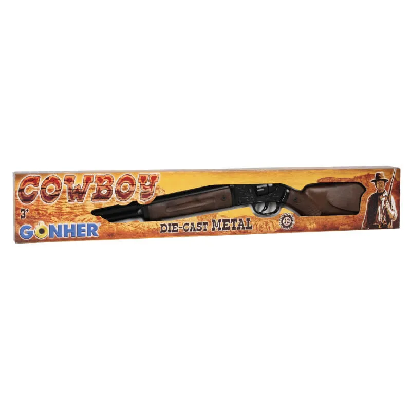 Gonher Cowboy carabine jouet 12 coups métal