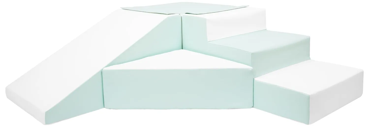 Velinda set 4 blocs mousse EPS PE blanc motricité