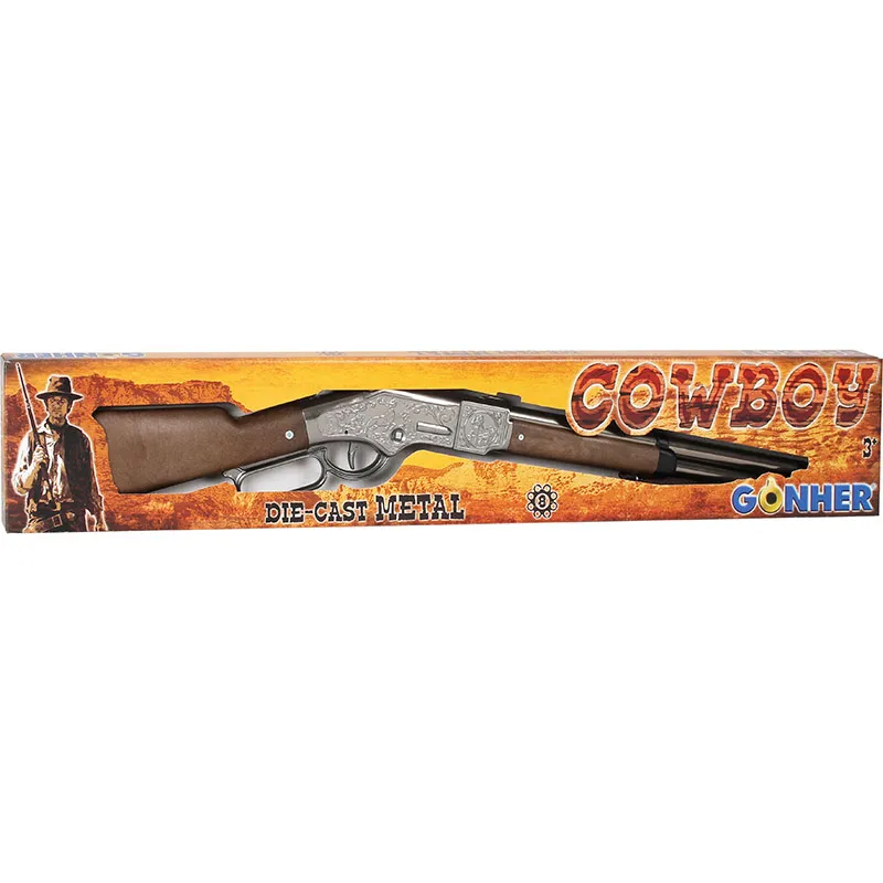 Gonher Cowboy Grand Rifle carabine à amorces 8 coups