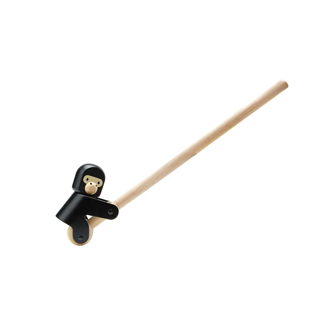 PlanToys Climbing Gorilla jouet à pousser bois 12 mois