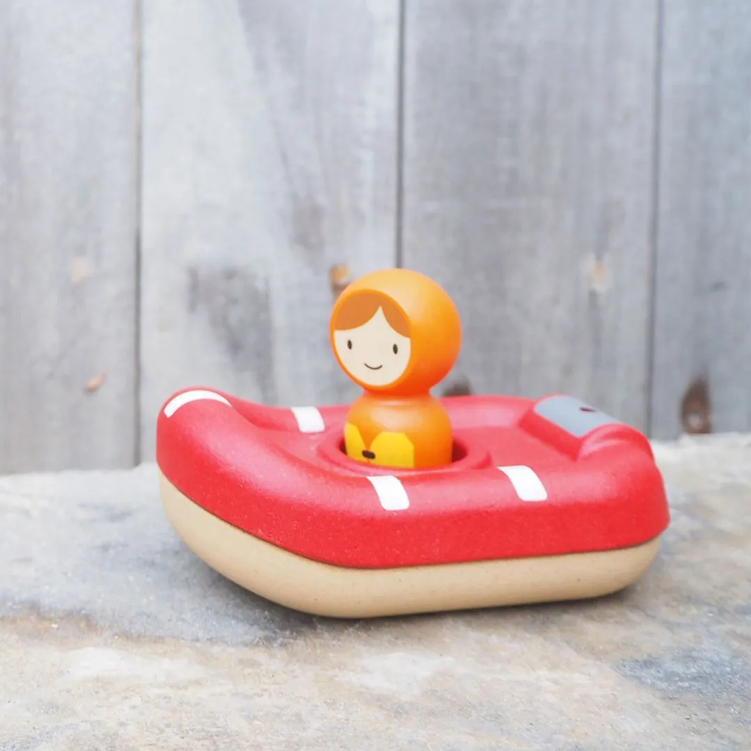 PlanToys Coast Guard Boat bateau jouet de bain