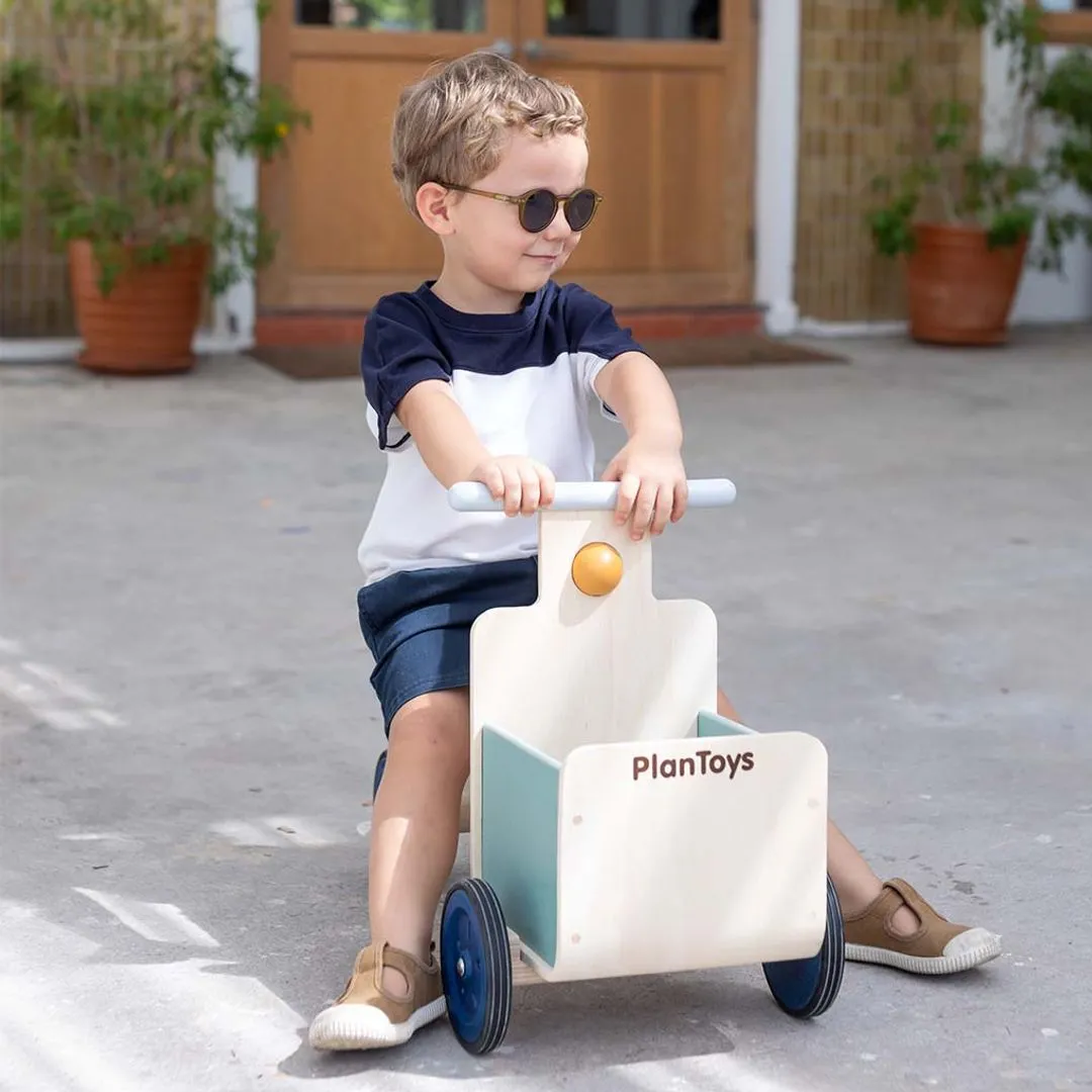 PlanToys Delivery Bike Orchard porteur bois 60 kg