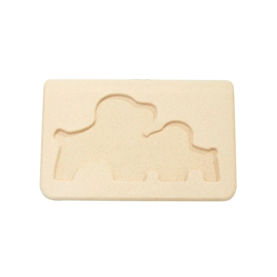 PlanToys Dog Puzzle chien bois 4 pièces dès 18 mois