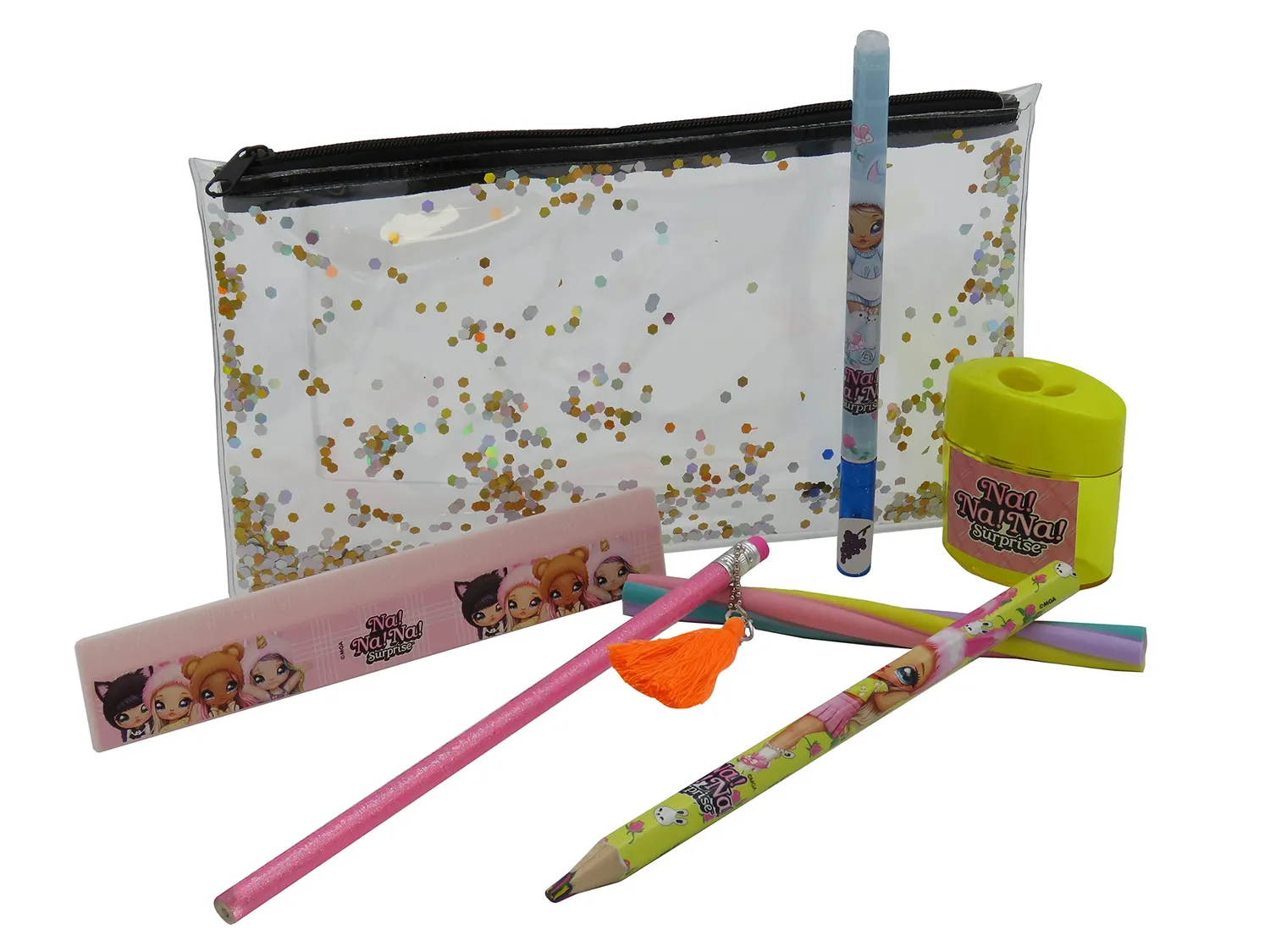Na! Na! Na! Surprise set papeterie trousse règle 7 pièces