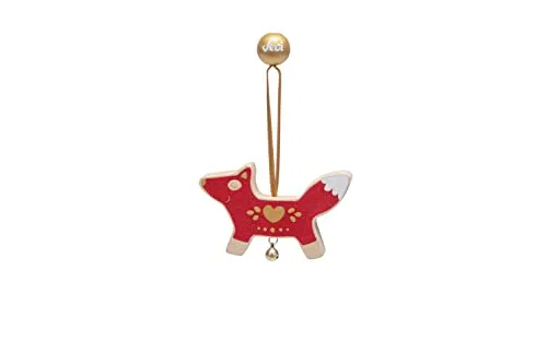 Trudi Set Déco Noël décoration bois rouge 3 pcs