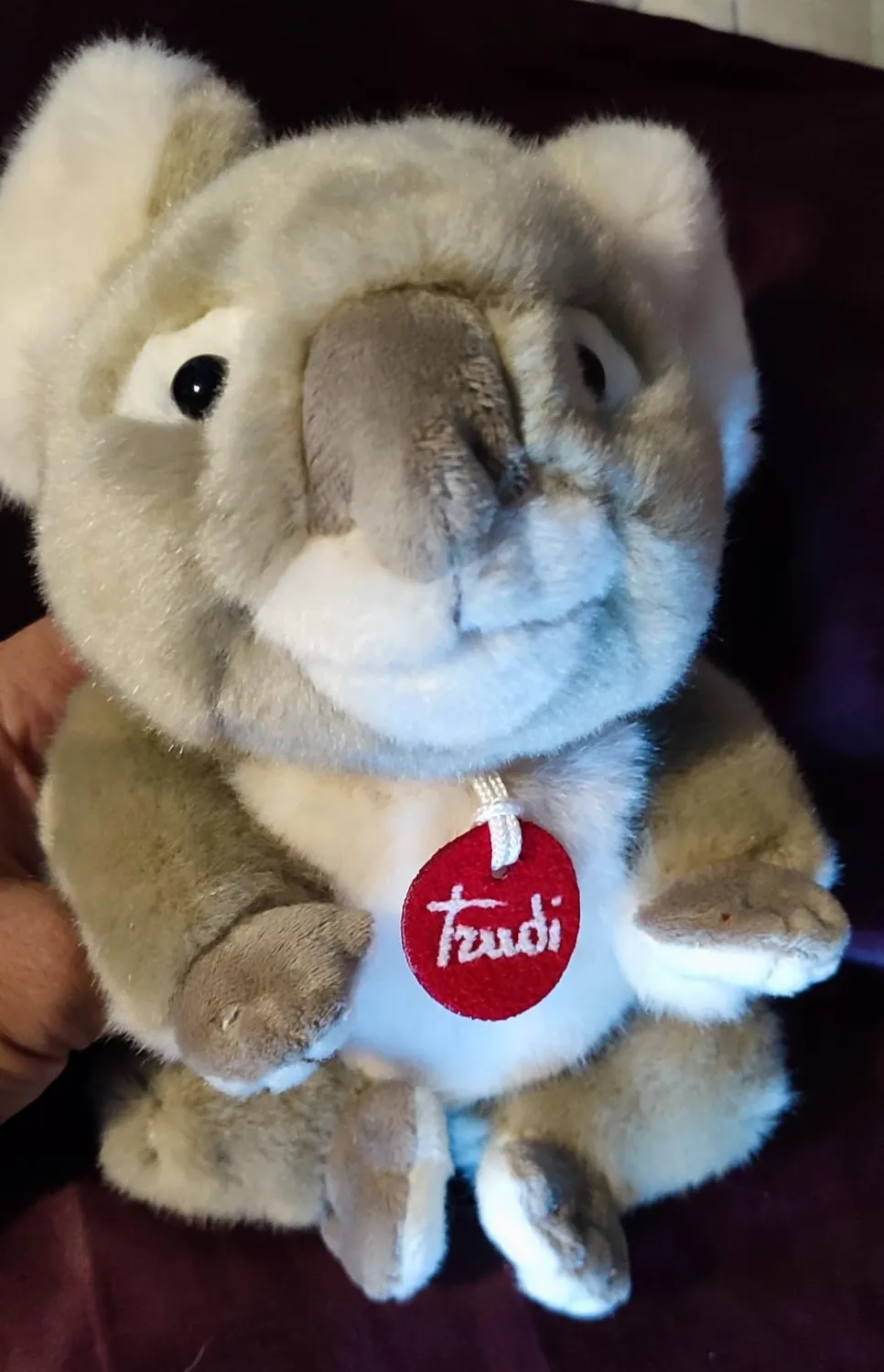 Trudi Narciso peluche lion 45 cm poils longs