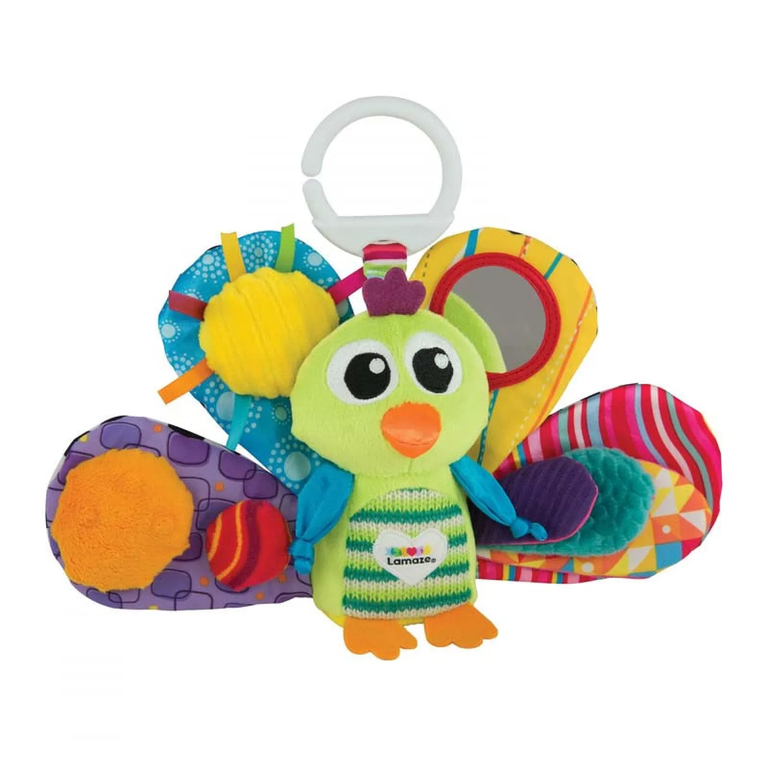 Tomy Lamaze Flip Flap Dragon peluche éveil naissance