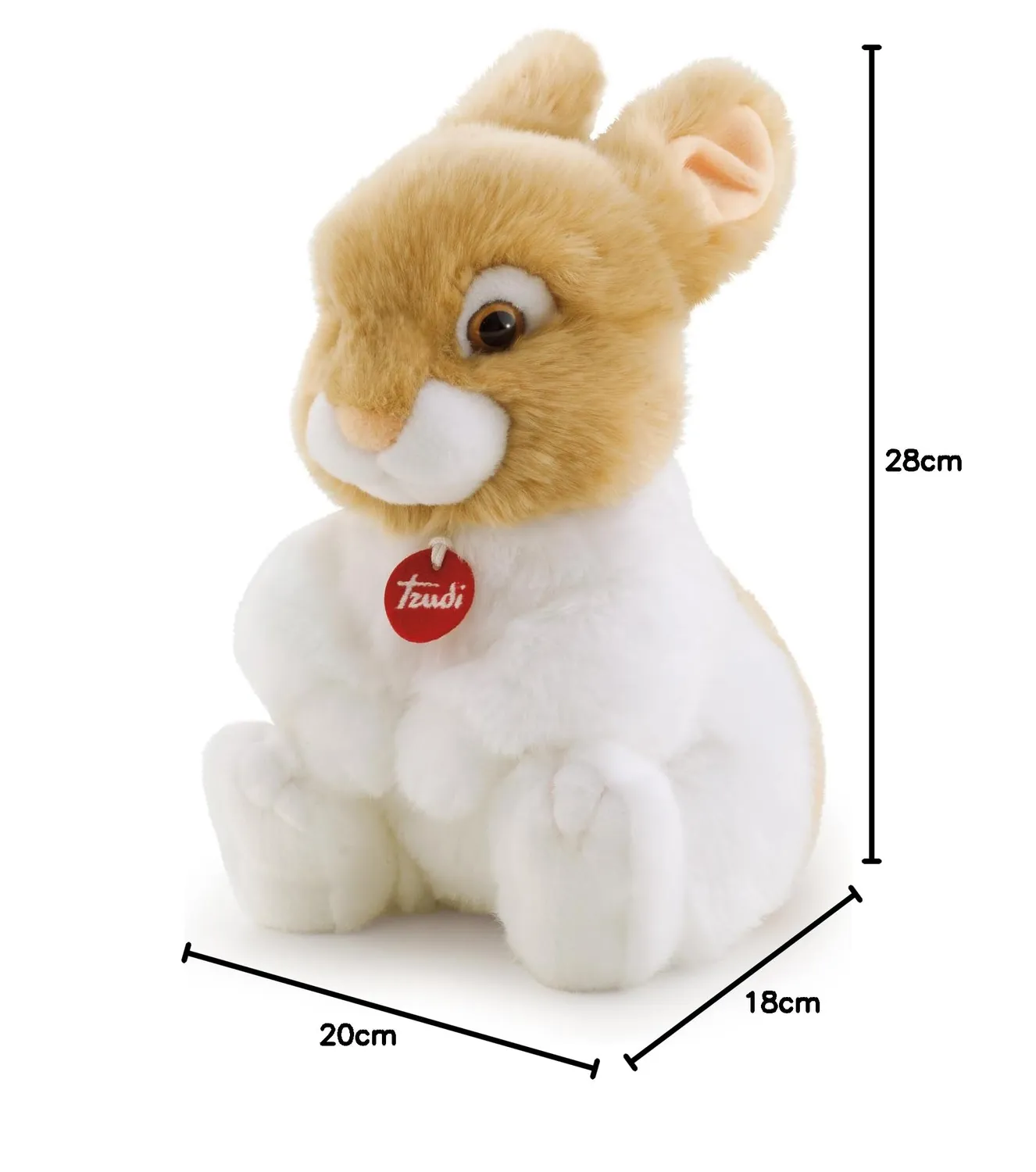 Trudi Lapin Oliviero 23743 peluche M ferme 28 cm
