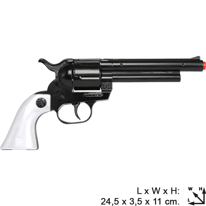 Gonher Cowboy Revolver jouet 12 coups métal