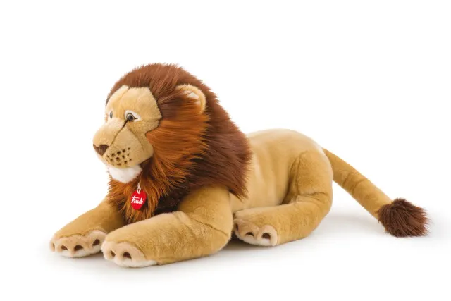 Trudi Lion Narciso 27544 peluche 65 cm fourrure douce