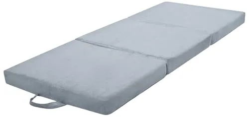 Velinda Matelas Touristique 80x200x10 matelas gris pliable