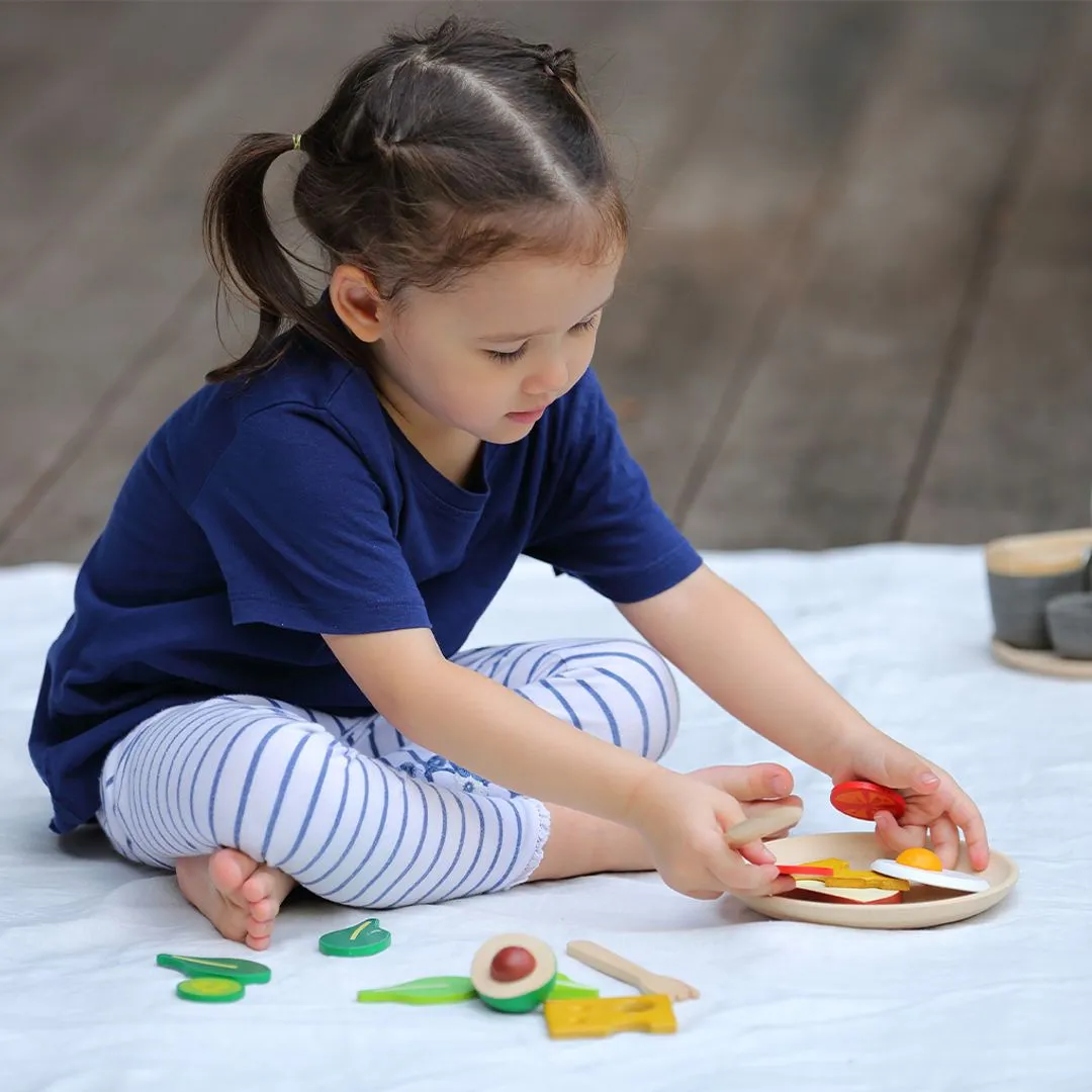PlanToys Breakfast dinette bois petit-déjeuner dès 2 ans
