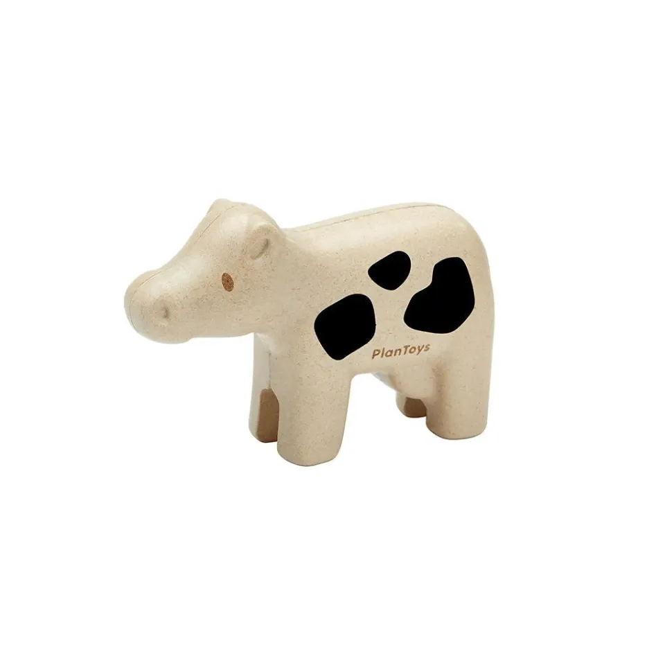 PlanToys Cow figurine vache bois dès 12 mois