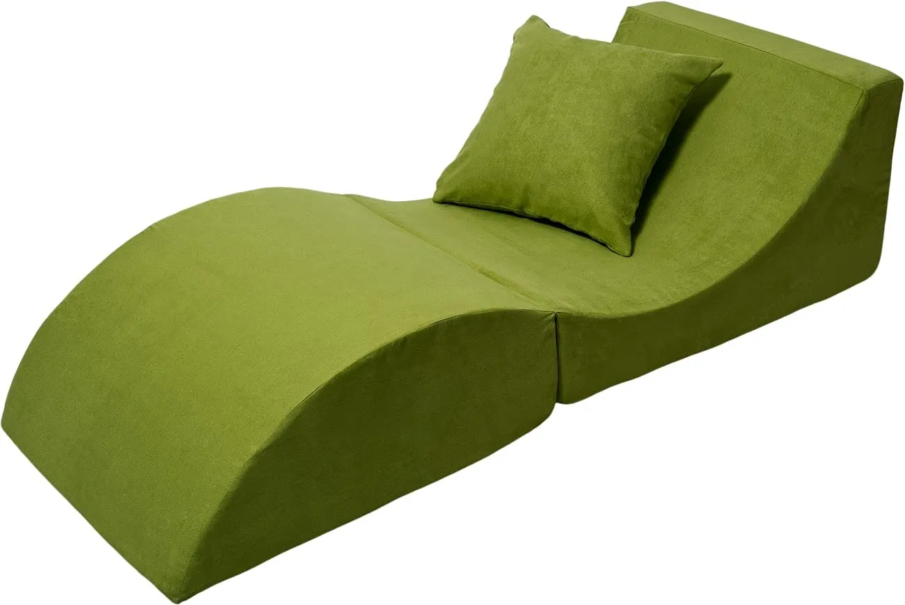 Velinda canapé pouf pliant 3 en 1 noir