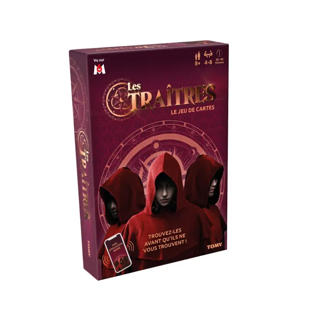 Tomy Les Traîtres Jeu de Cartes Bluff Dès 8 Ans