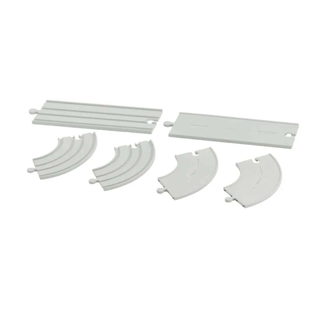 PlanToys Rubber Road Set C rails souples 6 pièces
