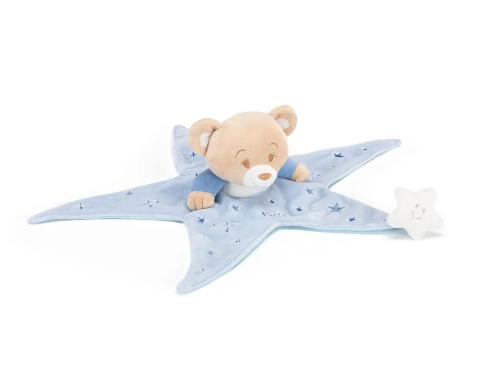 Trudi Baby Star 18177 doudou ours bleu 32 cm