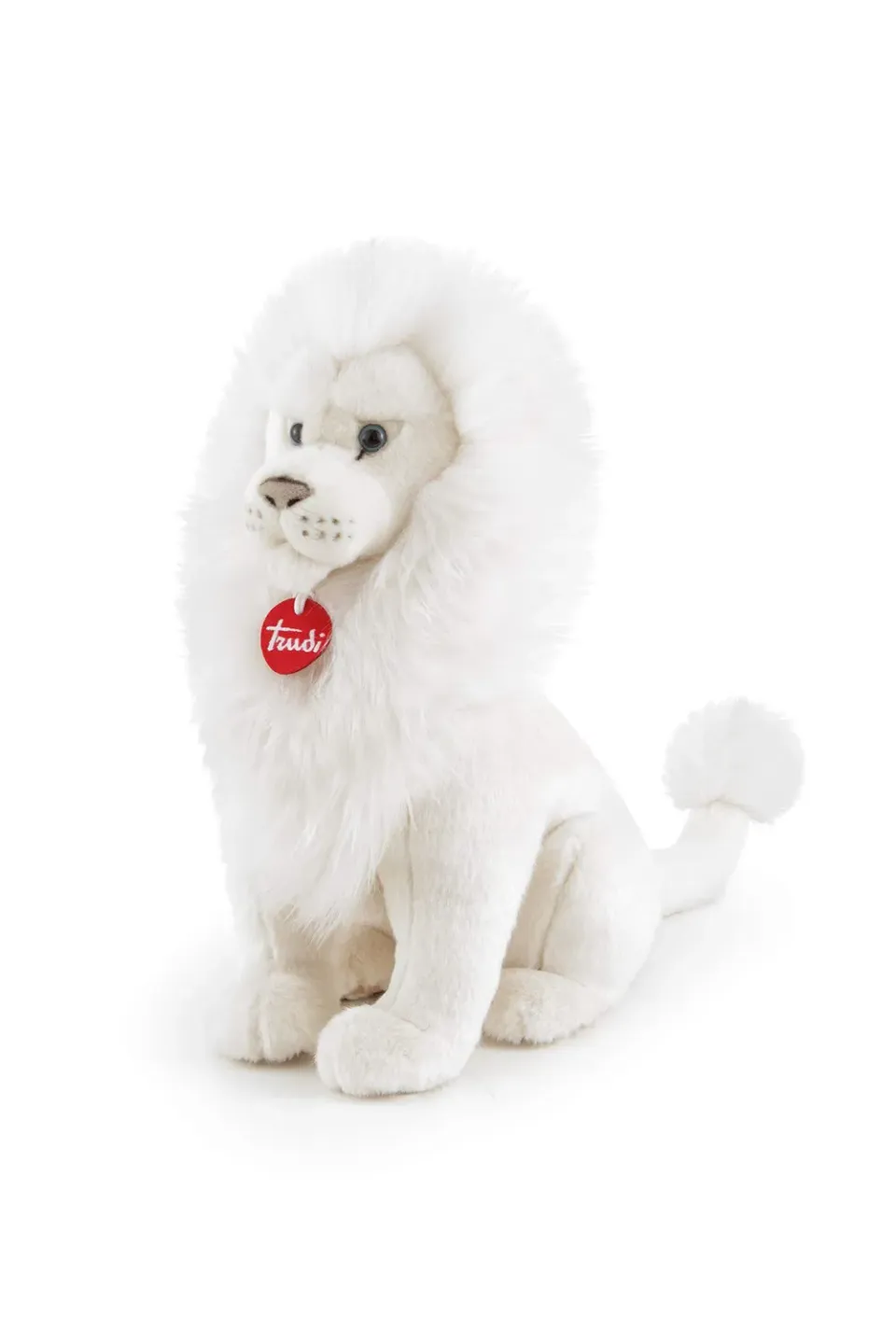 Trudi Leonardo lion blanc peluche 44 cm