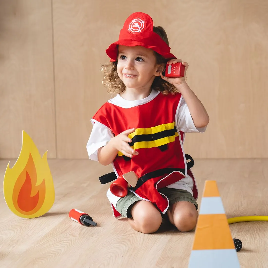PlanToys Fire Fighter Play Set déguisement pompier