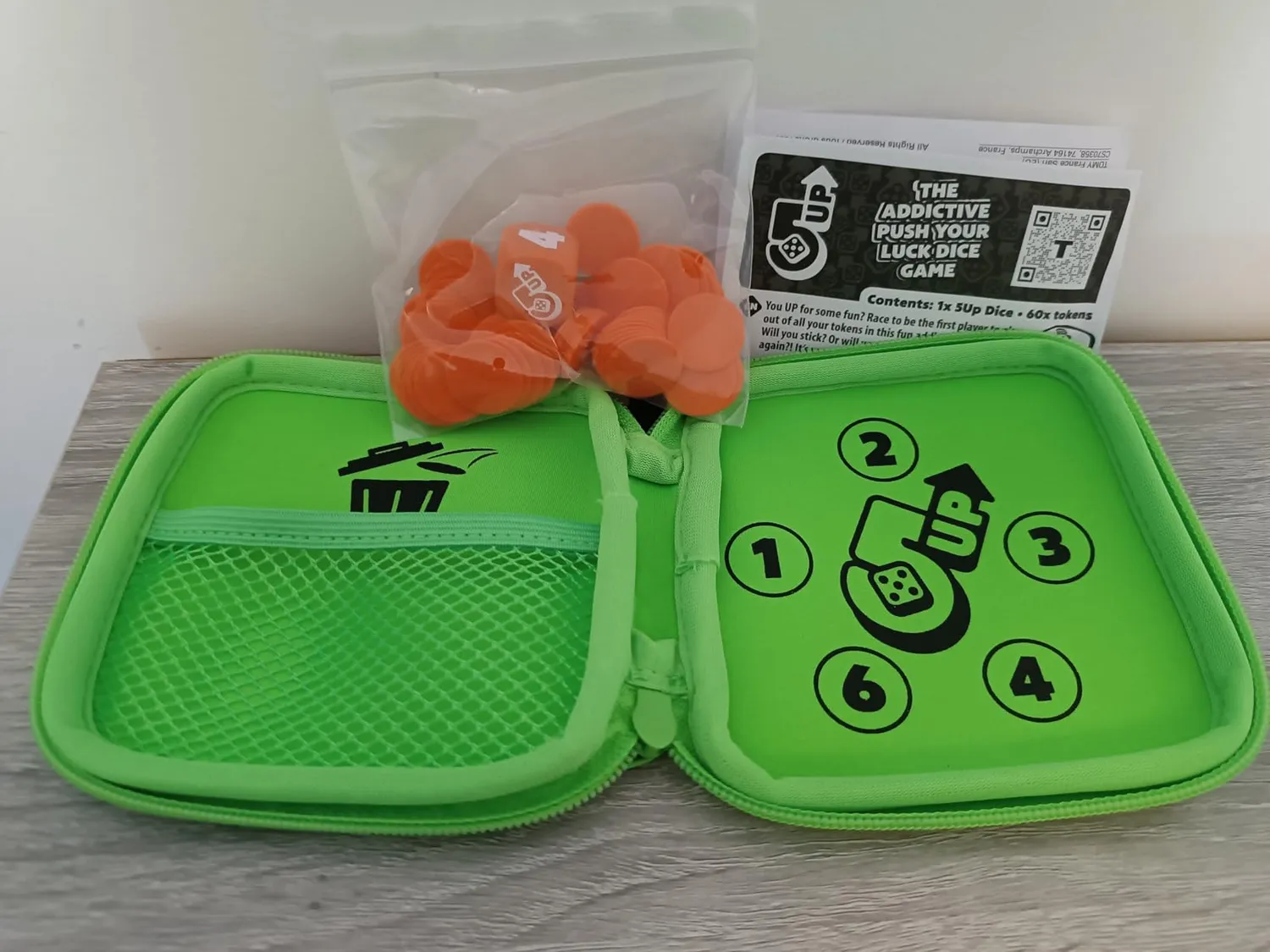 Tomy 5 Up jeu de dés voyage 2-4 joueurs