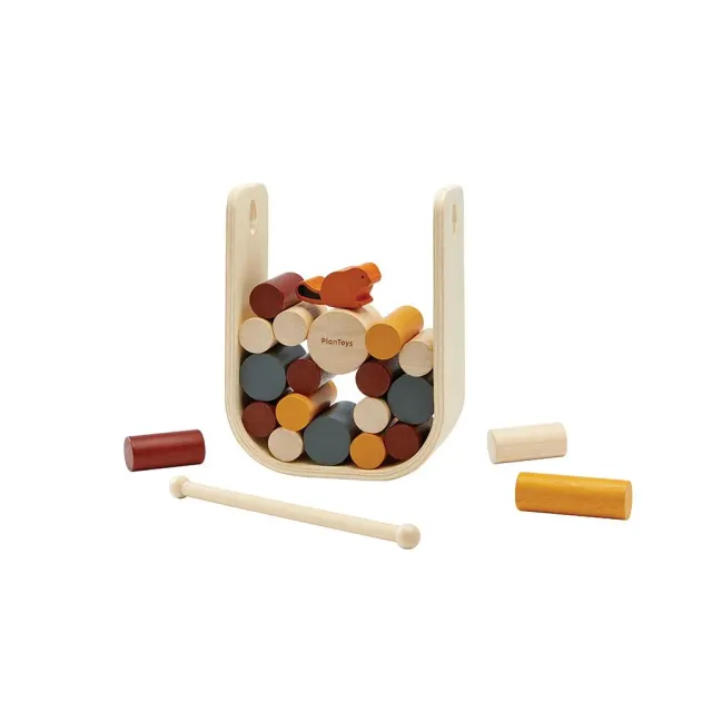 PlanToys Beaver Tumble jeu d’adresse castor bois