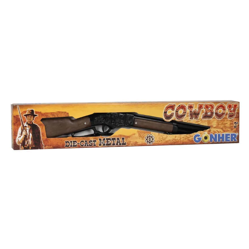Gonher Cowboy Fusil jouet 8 coups métal