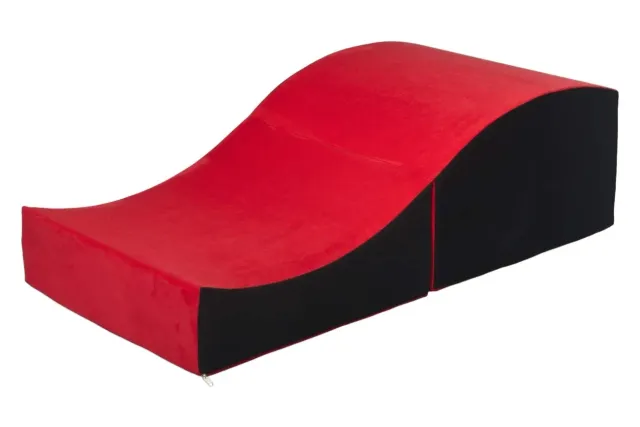 Velinda fauteuil relaxant rouge-noir intime