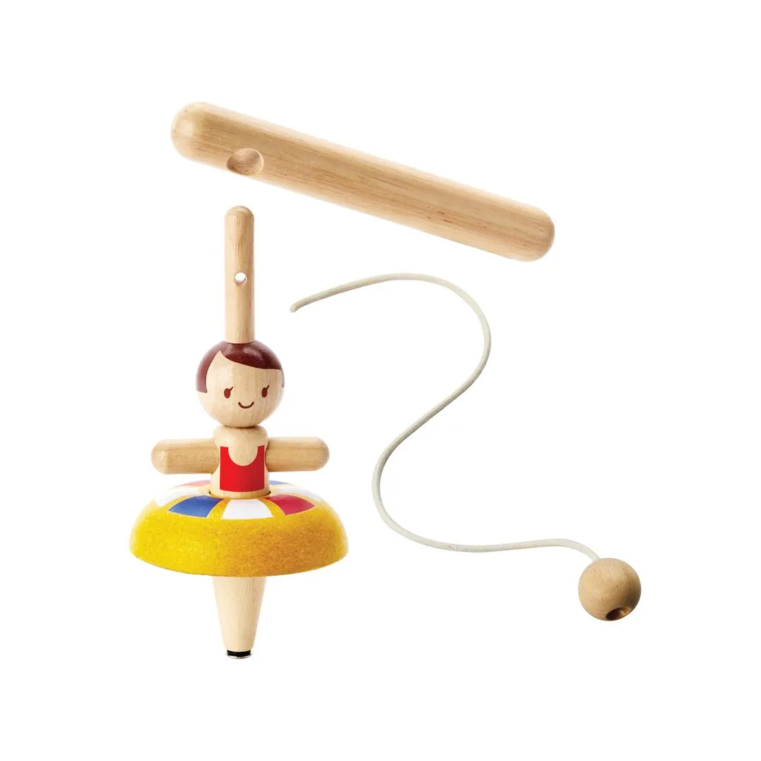 PlanToys Ballet Spinning Top toupie danseuse à ficelle