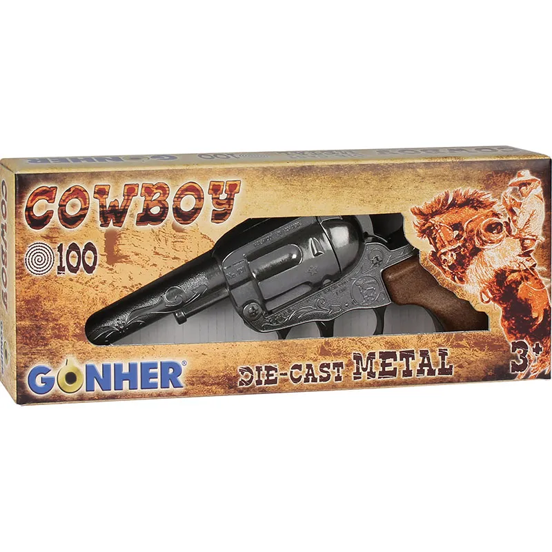 Gonher Cowboy revolver 100 coups pistolet à amorces