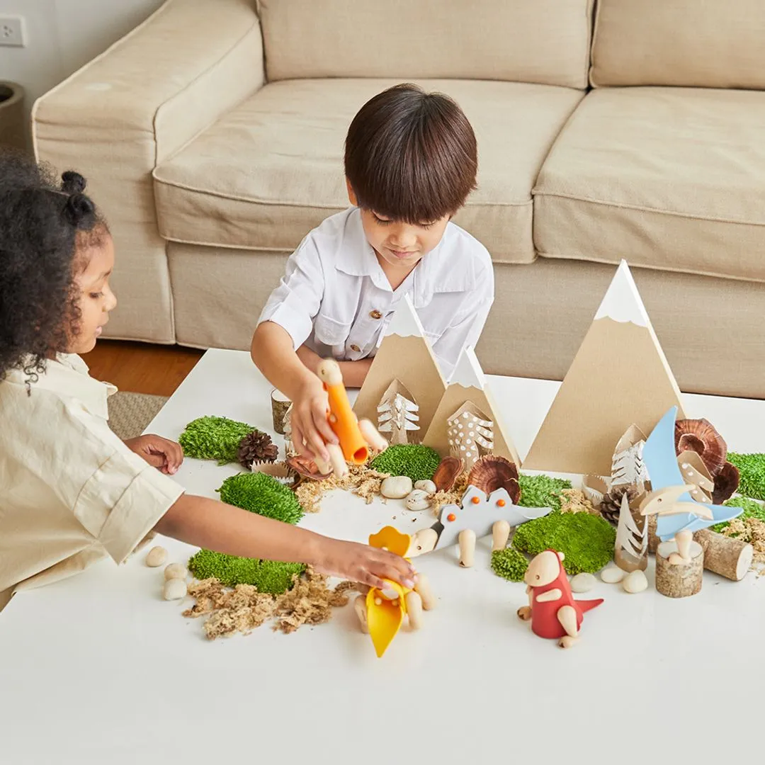 PlanToys DIY Brachiosaurus dinosaure bois dès 3 ans