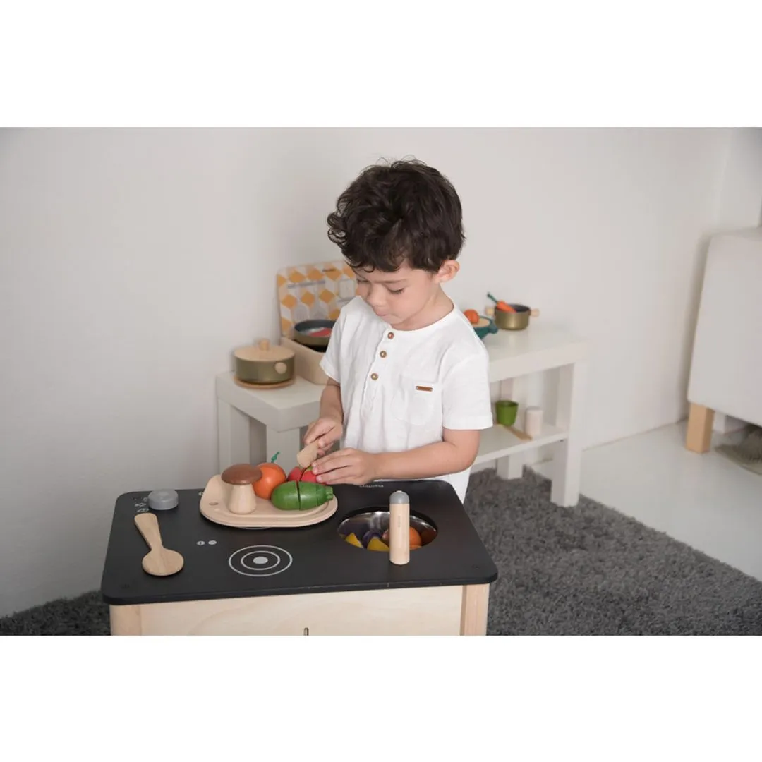 PlanToys Veggie Set légumes à découper bois 18 mois