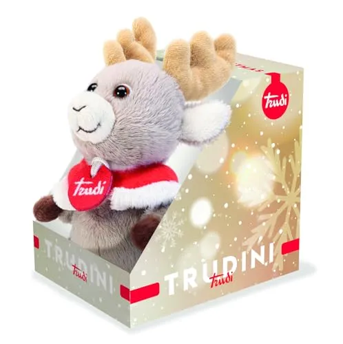 Trudi Noël 55473 peluche renne Rudolph XS
