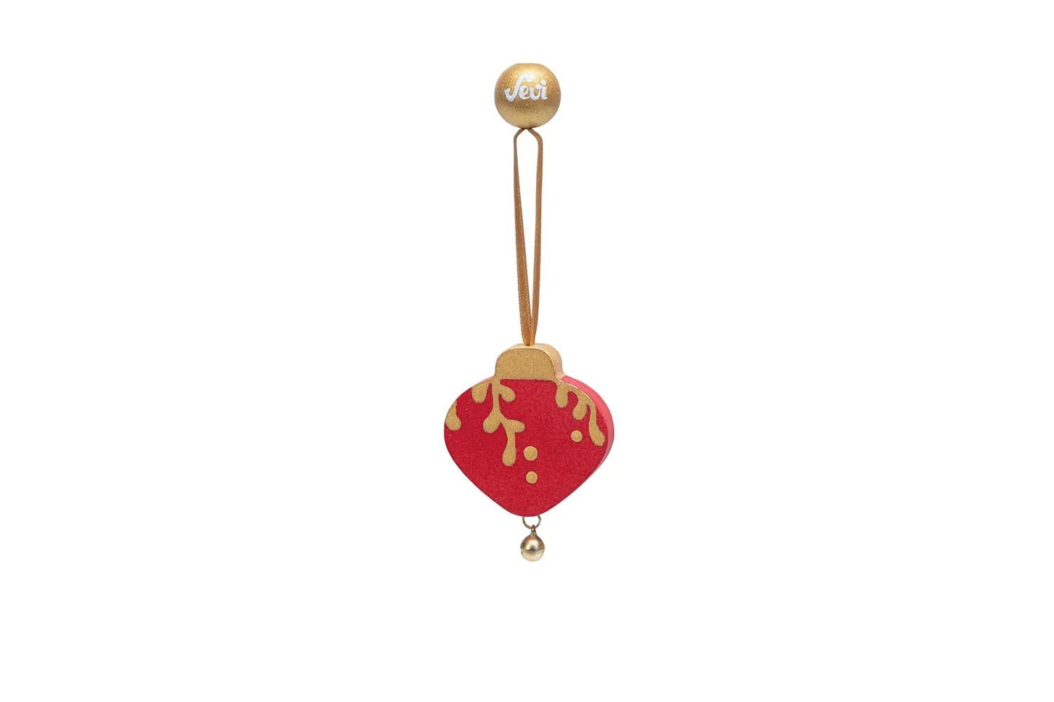 Trudi Set Déco Noël décoration bois rouge 3 pcs