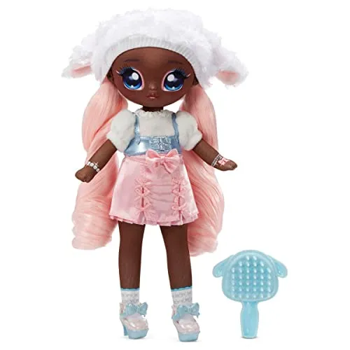 Na Na Na Surprise Teens Lila Lamb poupée chiffon 28 cm mouton