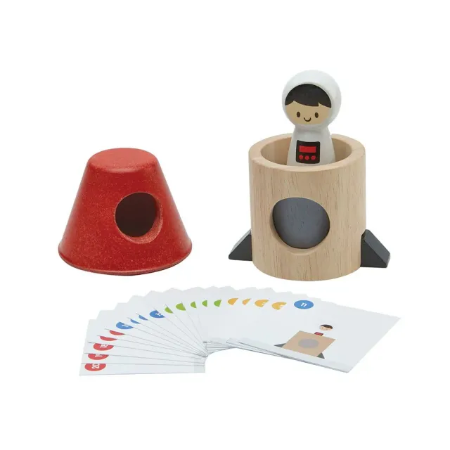 PlanToys Spatial Rocket fusée bois 25 pièces