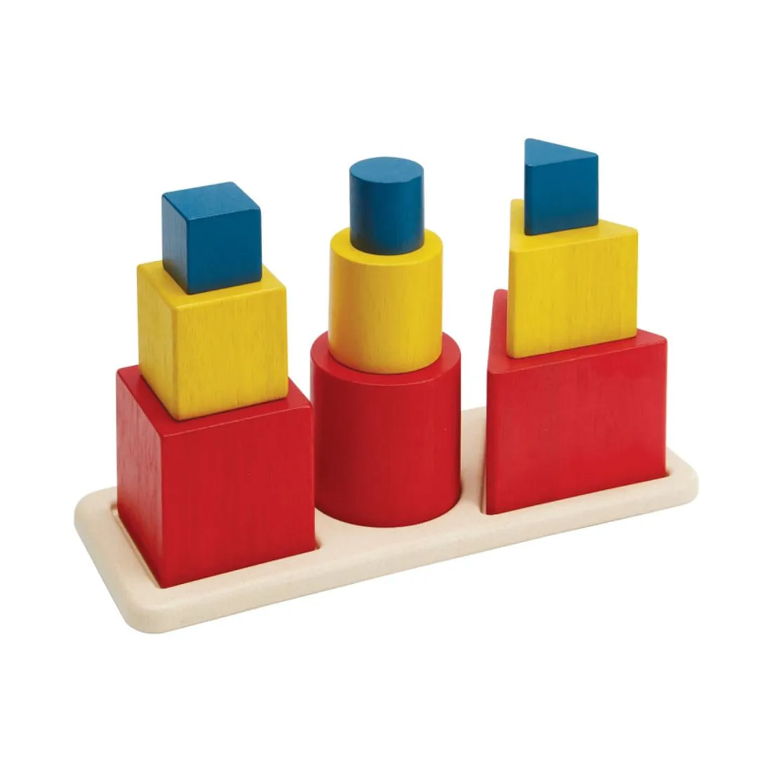 PlanToys Unit Plus Nesting Puzzle puzzle encastrable 18 mois bois