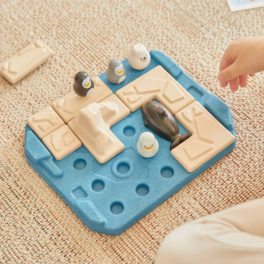 PlanToys Finding Penguin jeu de société logique dès 3 ans