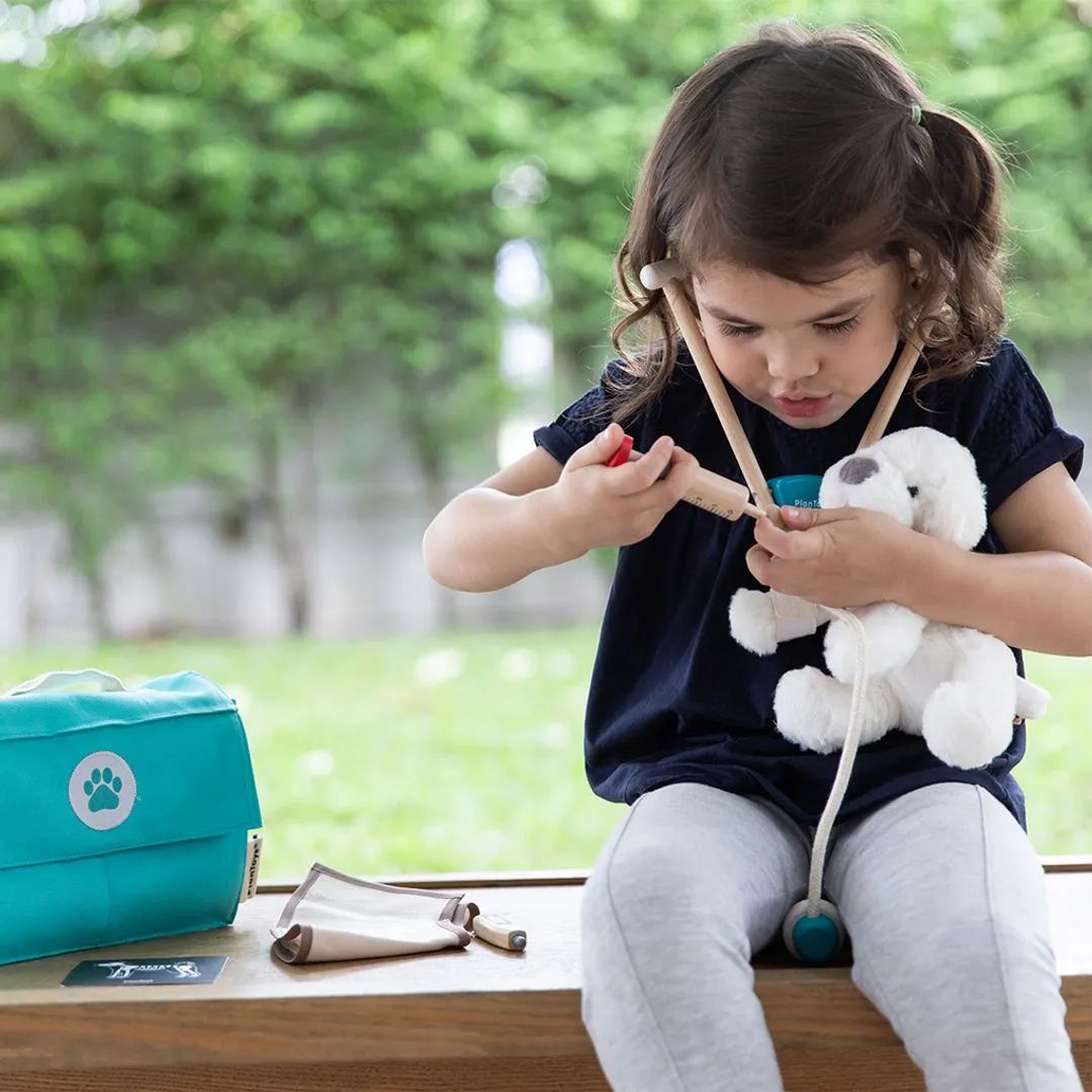 PlanToys Vet Set mallette vétérinaire bois dès 3 ans