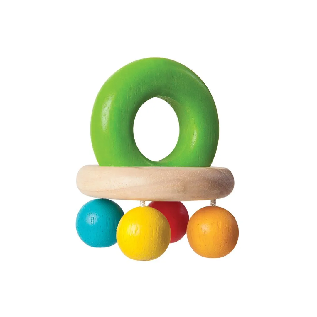 PlanToys Bell Rattle hochet clochette bébé bois