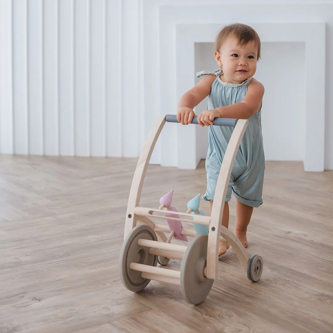 PlanToys Woodpecker Walker chariot pousseur 6 mois