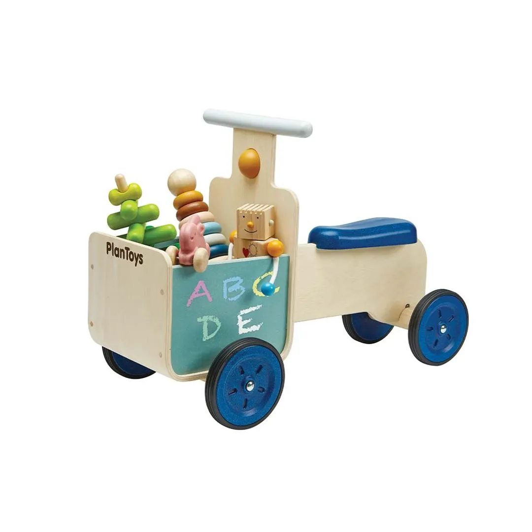 PlanToys Delivery Bike Orchard porteur bois 60 kg