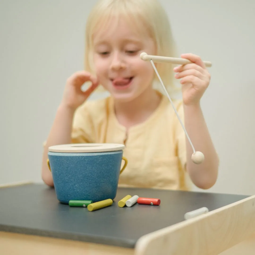 PlanToys Jeu de pêche magnétique bois 10 pièces
