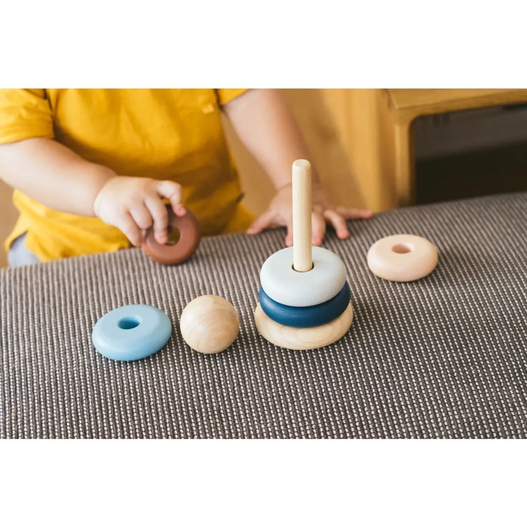 PlanToys Stacking Ring Orchard tour à empiler bois