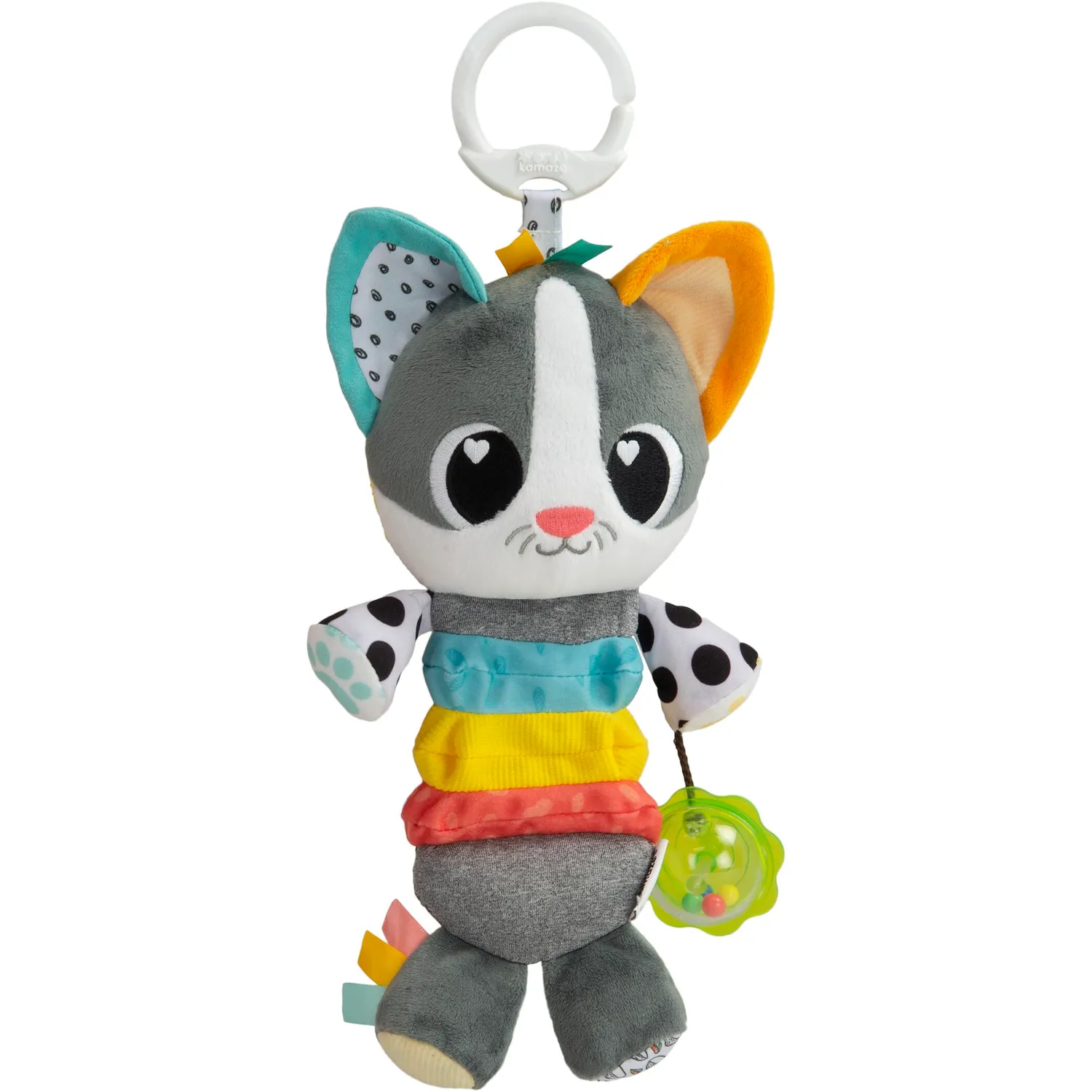 Tomy Lamaze Millie le Chat jouet poussette clip dès naissance