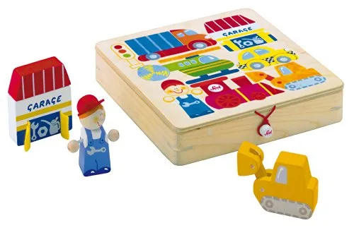 Sevi 81677 Play Puzzle Transport puzzle bois 18 cm