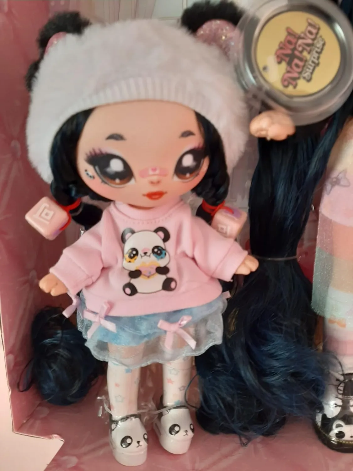 Na Na Na Surprise Family Panda poupées 3 pièces Winnie