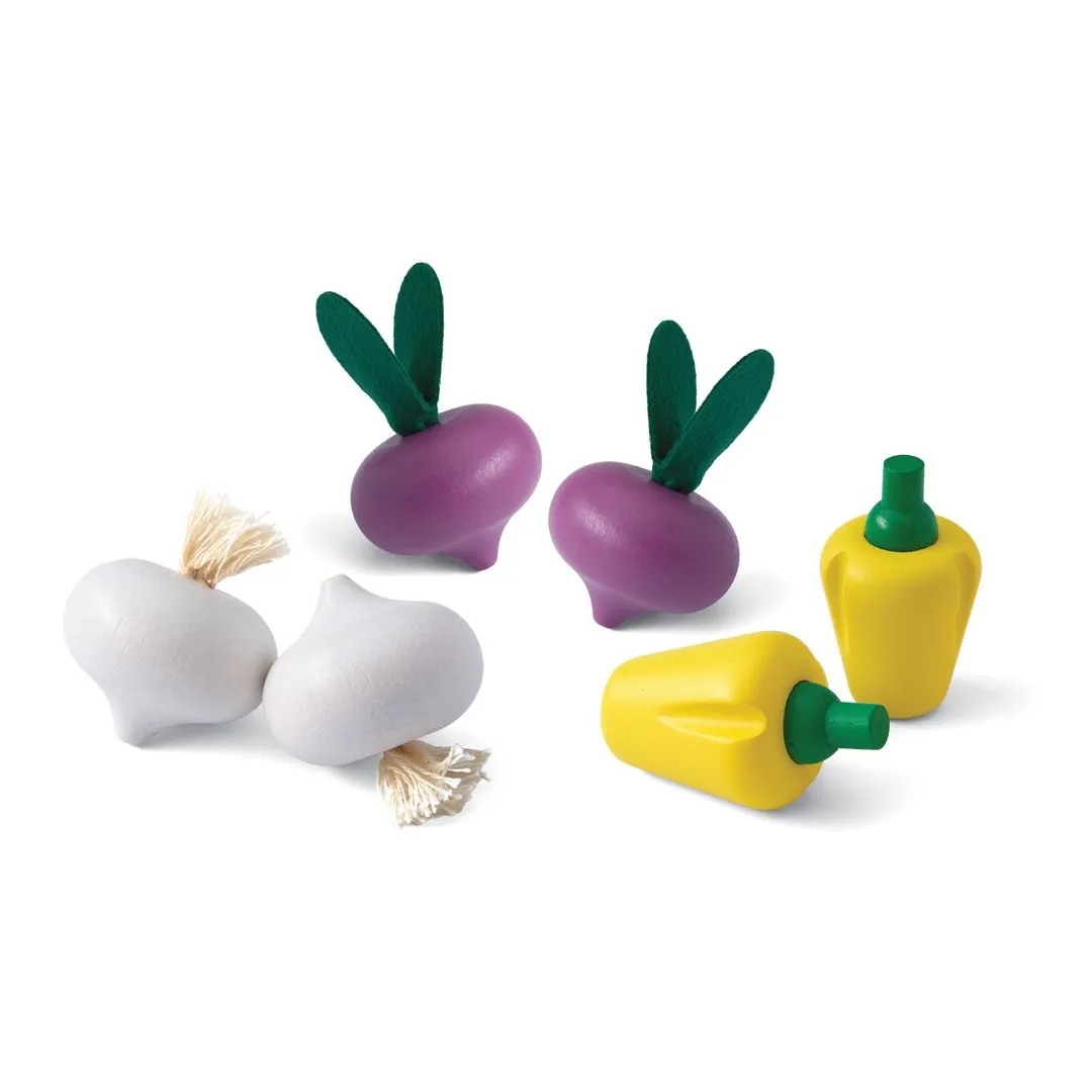 PlanToys Fresh Produce légumes dinette bois dès 18 mois
