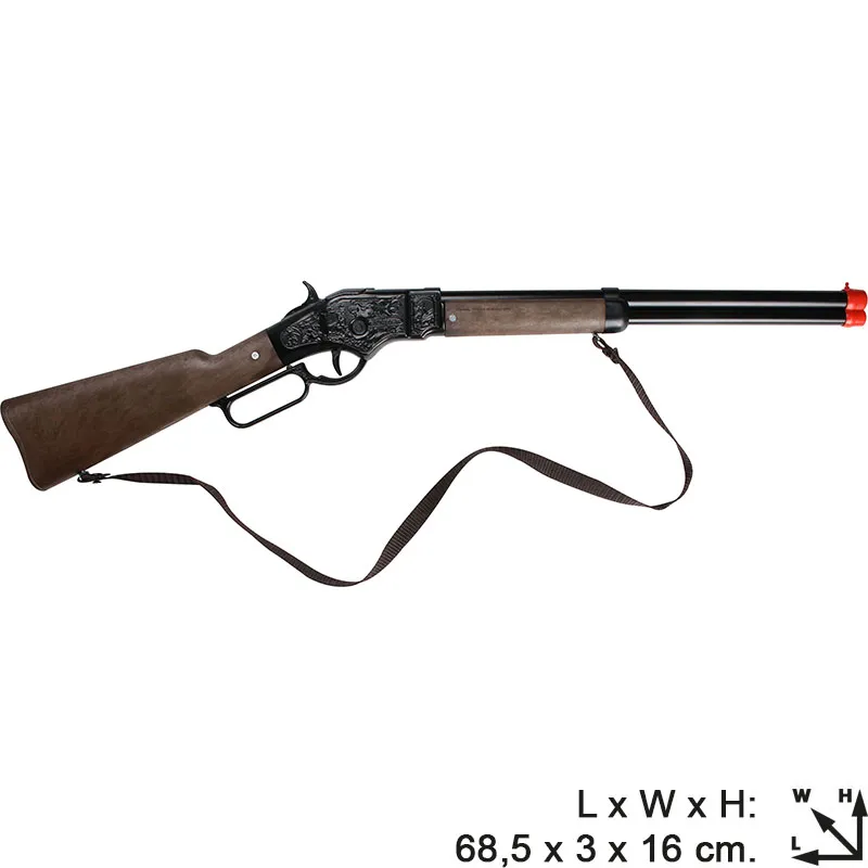 Gonher Cowboy Fusil jouet 8 coups métal