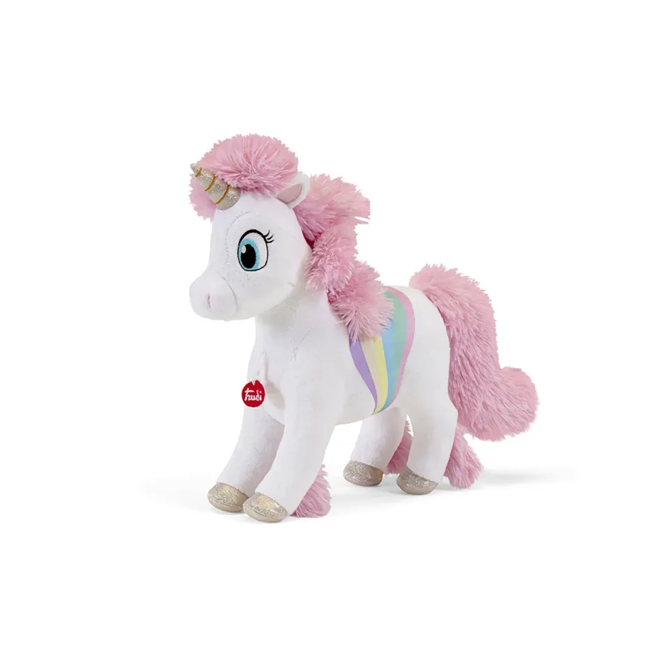 Trudi Leslie 18196 peluche licorne S arc-en-ciel