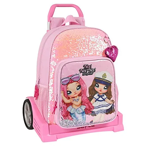 Na Na Na Surprise Sparkles sac à dos roulettes multicolore